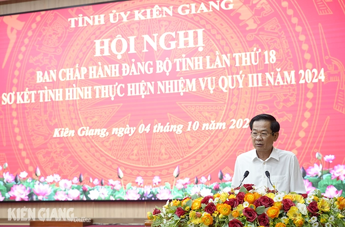 Kiên Giang có 14/20 chỉ tiêu chủ yếu đạt từ 75% nghi quyết năm 2024